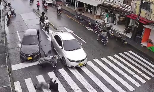 Irresponsabilidad al volante: Policía capturó a conductor que ocasionó lesiones a motociclista en Popayán