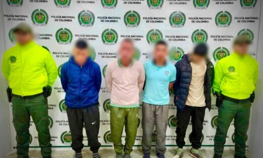 Autoridades policiales capturaron en Paletará a cinco personas que se hacían pasar por integrantes del ELN