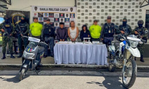 Tres presuntos integrantes del EMC de las Farc fueron capturados en Popayán junto con drones acondicionados con explosivos
