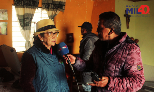 Radio MIL40 en diálogo con las comunidades de Puracé, conociendo de primera mano la situación sobre la actividad del volcán puracé